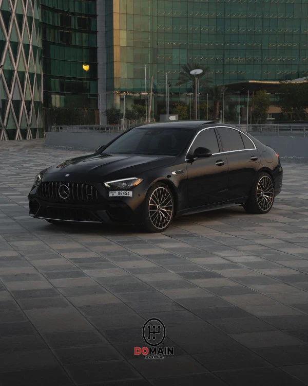 Black Mercedes C63S AMG Photo 7