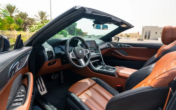 Dark Blue BMW 840i cabrio Photo 6
