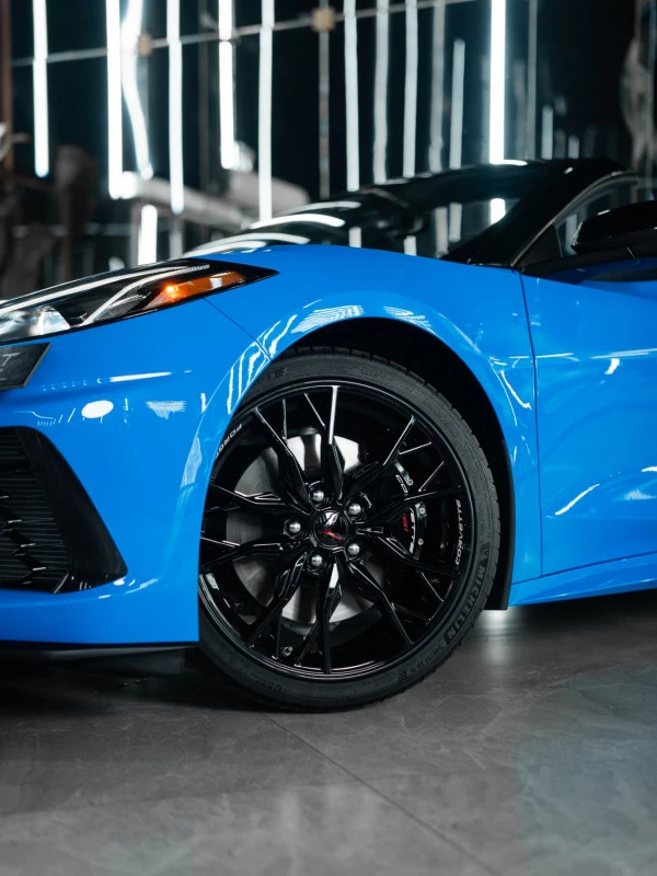 Blue Chevrolet Corvette C8 STINGRAY 3LT Photo 6