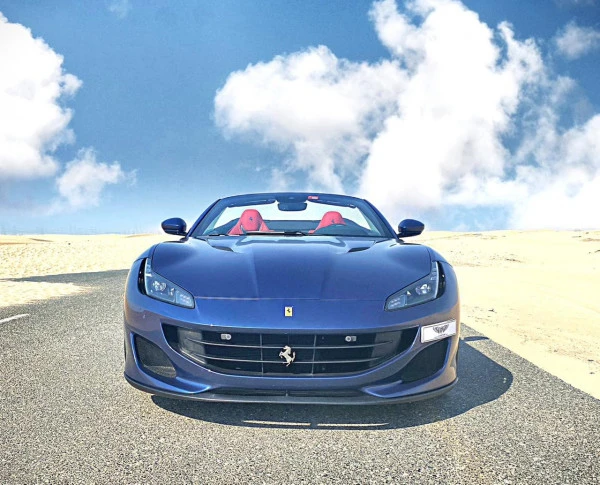 Blue Ferrari Portofino Rosso Photo 6
