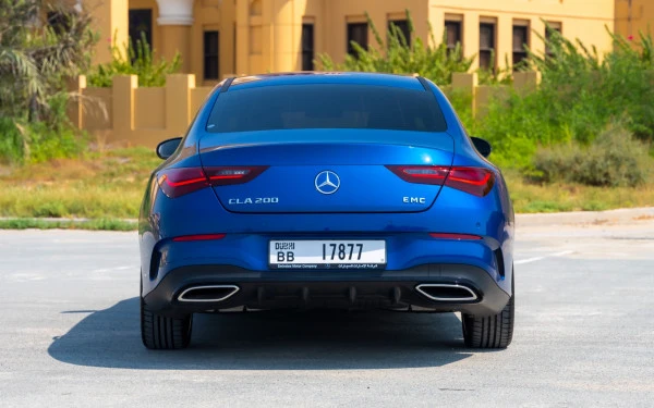 Blue Mercedes CLA200 Photo 5