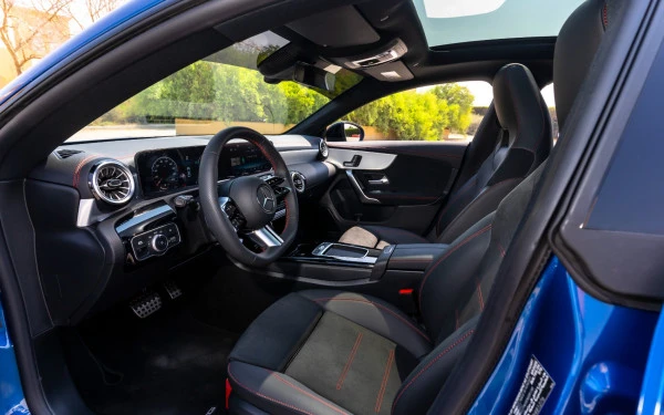 Blue Mercedes CLA200 Photo 6