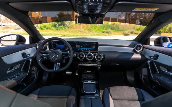 Blue Mercedes CLA200 Photo 9