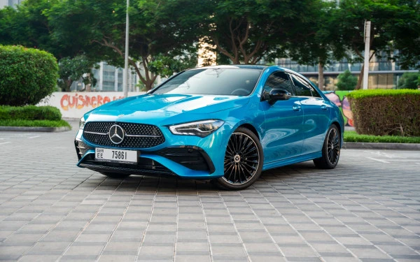 Blue Mercedes CLA200 Photo 12