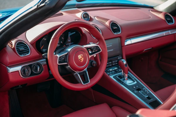 Blue Porsche Boxster 718 Style Edition Photo 5