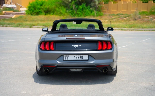 Dark Grey Ford Mustang cabrio Photo 6