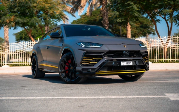 Grey Lamborghini Urus Photo 19