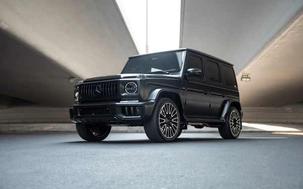 Matte Black Mercedes G63 AMG Photo 6