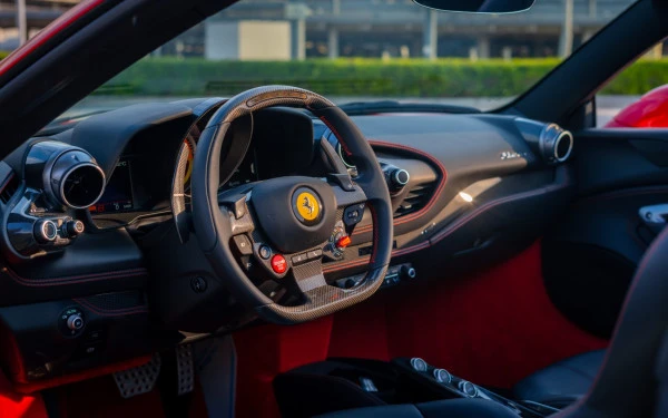 Red Ferrari F8 Tributo Spider Photo 6