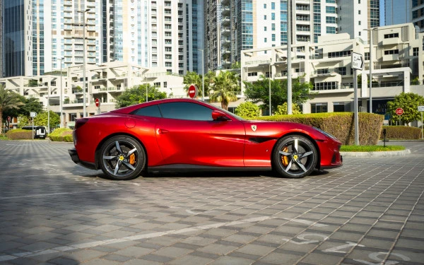 Red Ferrari Portofino M Photo 6