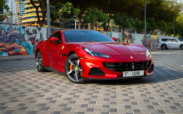 Red Ferrari Portofino M Photo 8
