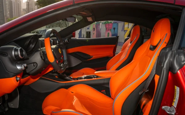 Red Ferrari Portofino M Photo 10