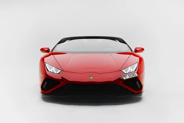 Red Lamborghini Huracan Evo Akropovic Photo 3