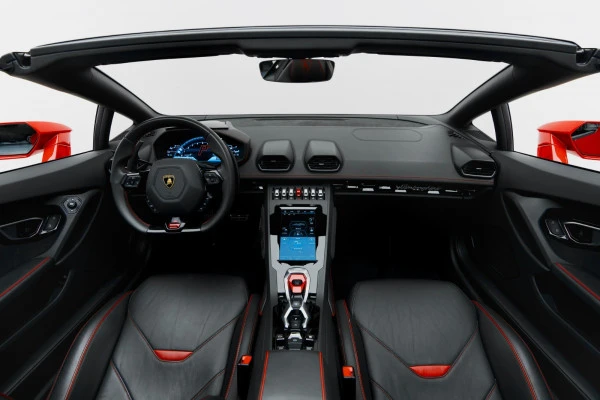 Red Lamborghini Huracan Evo Akropovic Photo 6