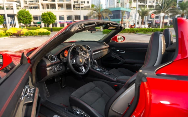 Red Porsche Boxster GTS 718 Photo 6