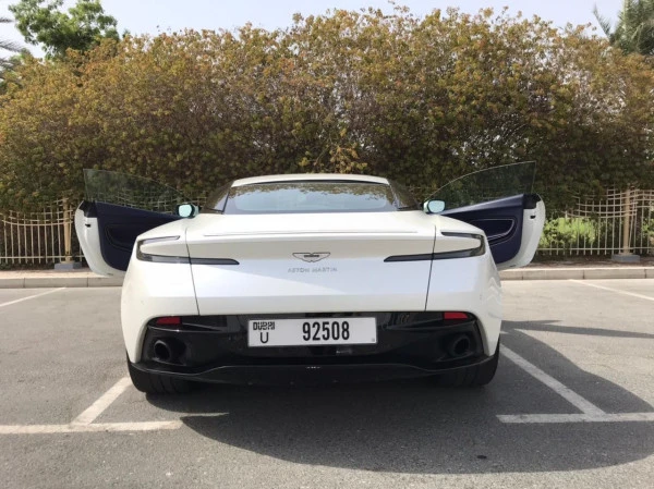 White Aston Martin DB11 Photo 10
