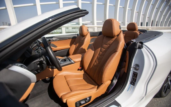 White BMW 840i cabrio Photo 6