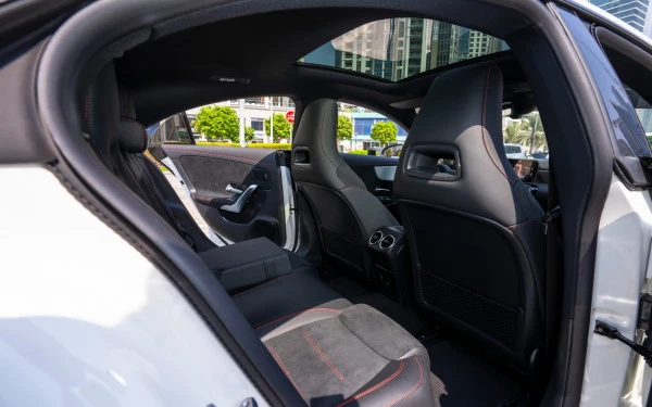 White Mercedes CLA200 Photo 7