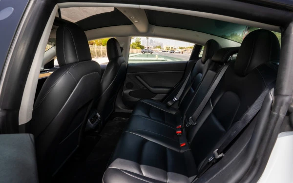 White Tesla Model 3 Photo 11
