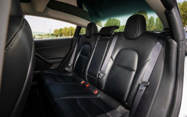 White Tesla Model 3 Photo 12