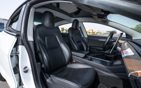 White Tesla Model 3 Photo 14