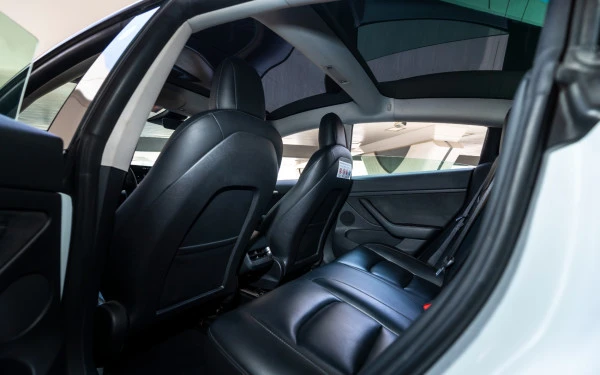 White Tesla Model 3 Photo 14