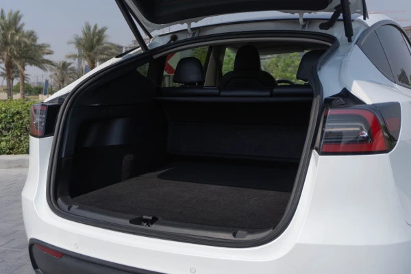 White Tesla Model Y Long Range Photo 10