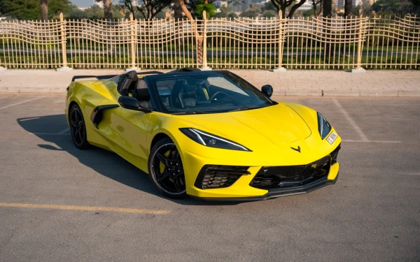 Yellow Chevrolet Corvette Photo 5