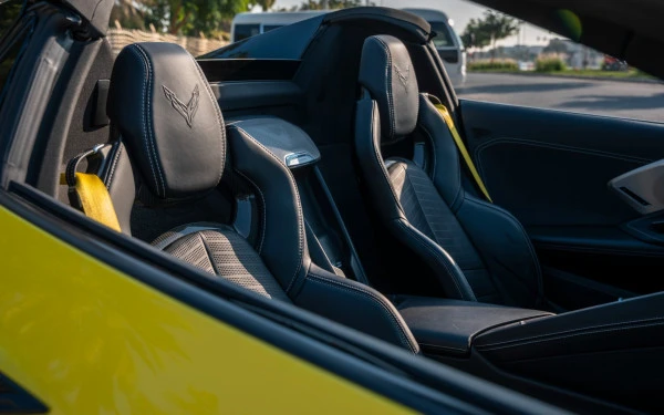 Yellow Chevrolet Corvette Photo 18