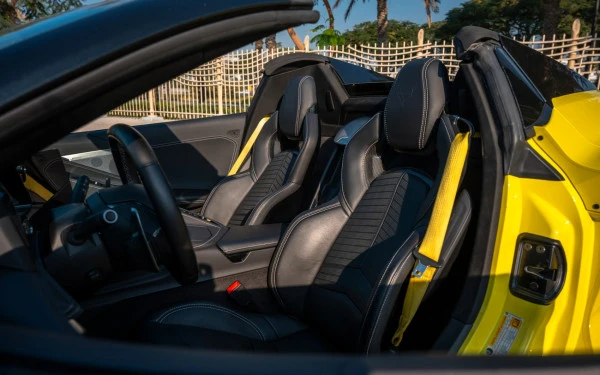 Yellow Chevrolet Corvette Photo 21