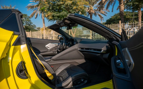 Yellow Chevrolet Corvette Photo 23