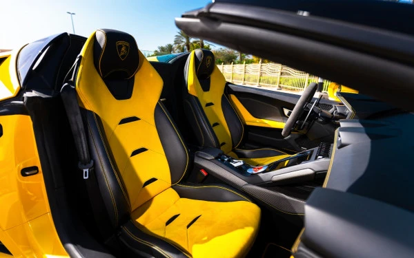 Yellow Lamborghini Evo Spyder Photo 6
