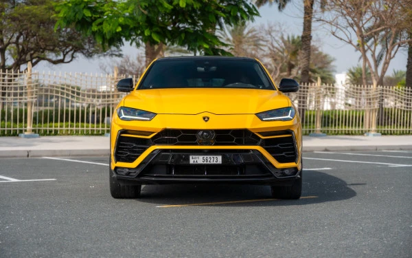 Yellow Lamborghini Urus Photo 5
