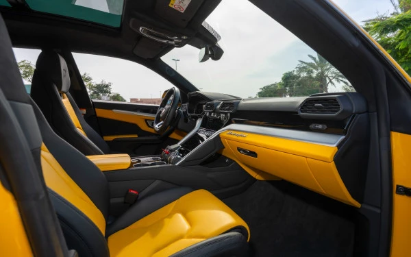 Yellow Lamborghini Urus Photo 11