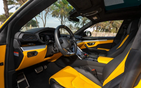 Yellow Lamborghini Urus Photo 12