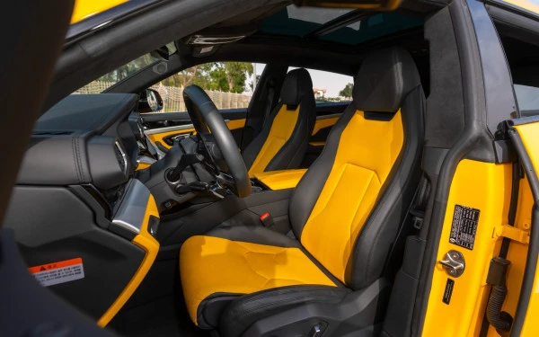 Yellow Lamborghini Urus Photo 17