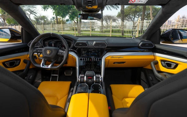 Yellow Lamborghini Urus Photo 23