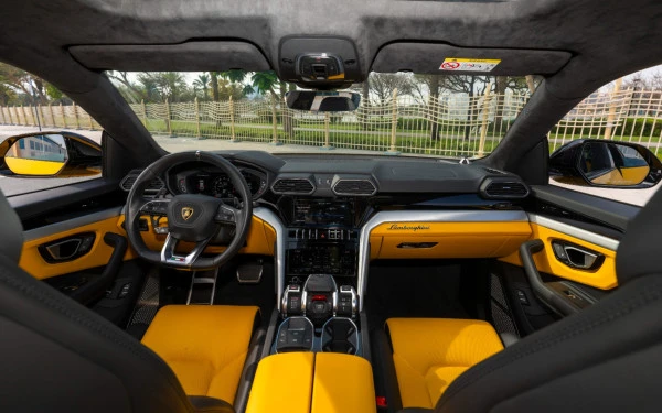 Yellow Lamborghini Urus Photo 24