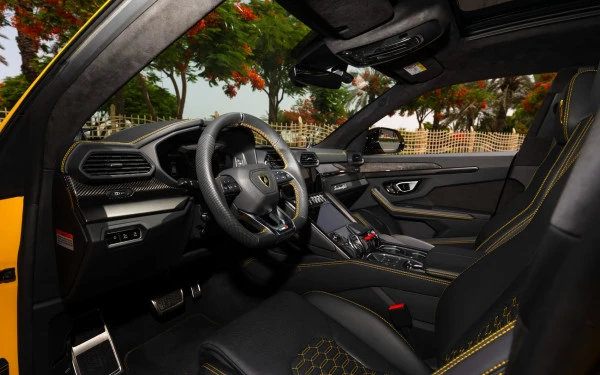 Yellow Lamborghini Urus Photo 13