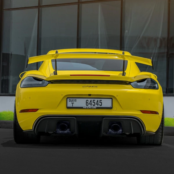 Yellow Porsche GT4 RS Photo 9